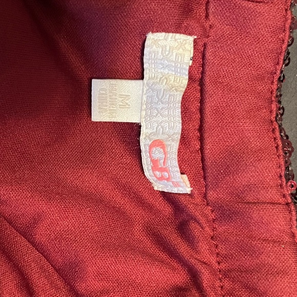 GB size M maroon romper with sequined strapless top. - Picture 9 of 9